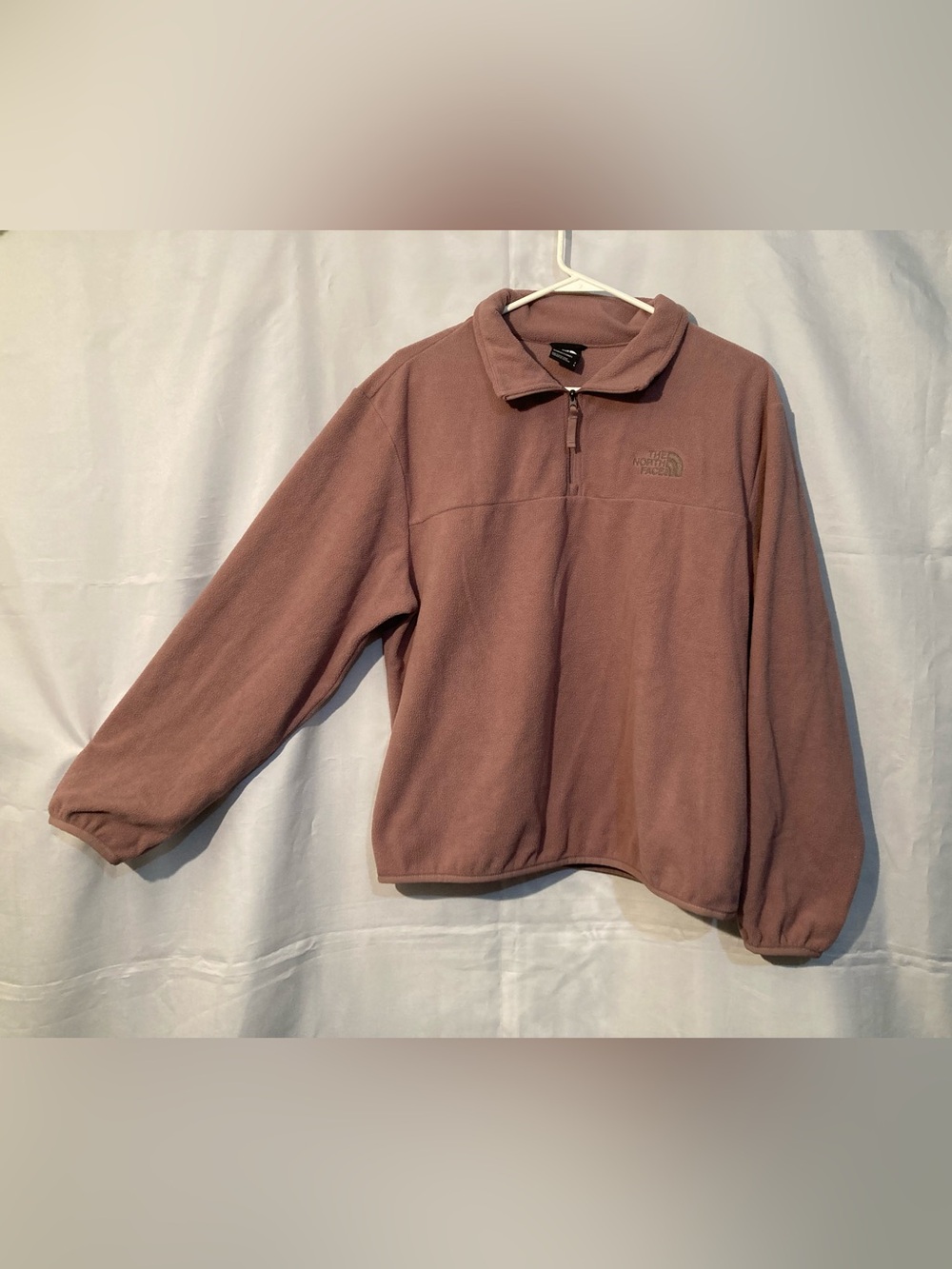 The North Face Zip-Up Fleece Pullover - Dusty Mauve